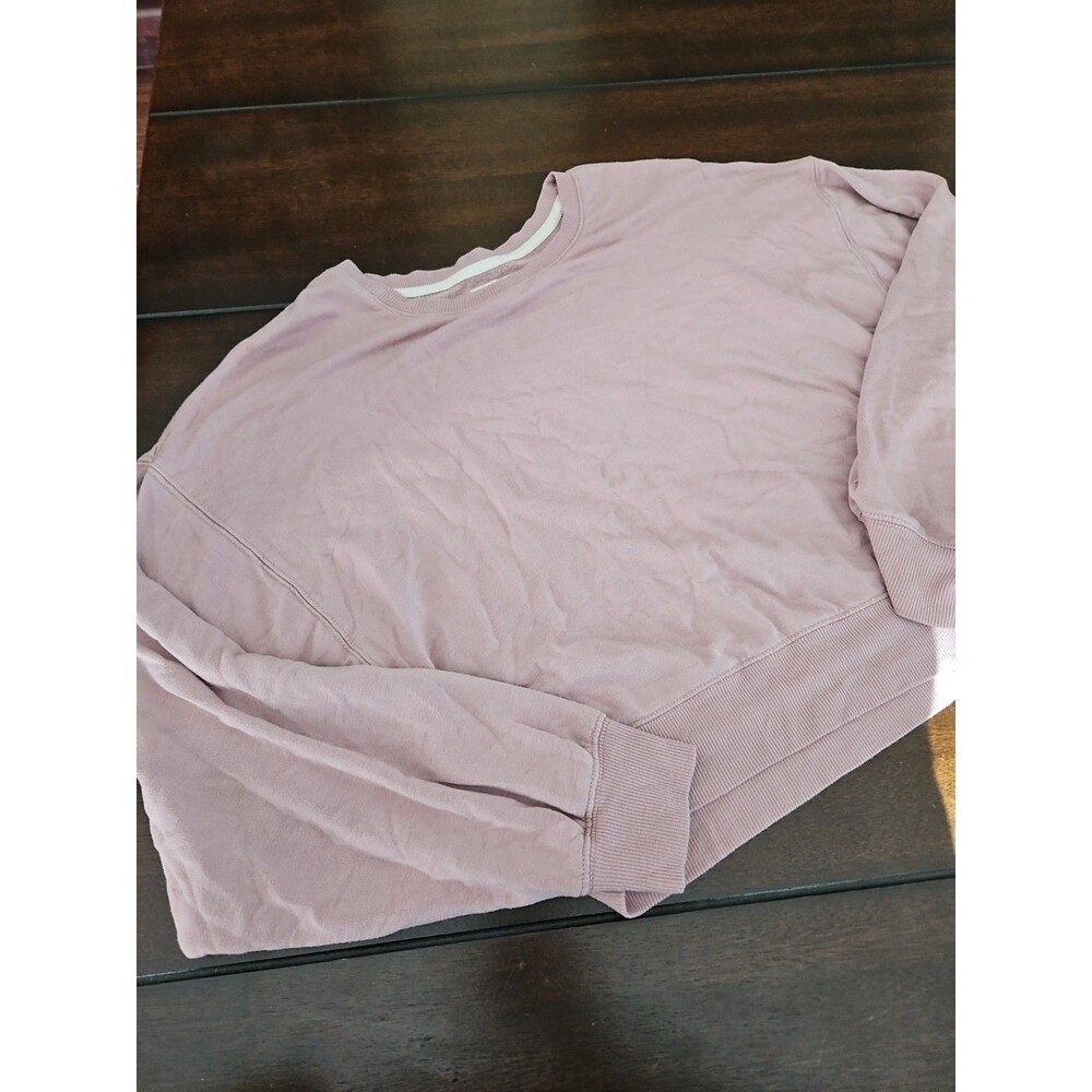 Women's Thread & Supply Cozy Sweatshirt Cropped Size Small in Dusty Pink